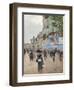 Paris, Rue Du Havre, 1882-Jean Beraud-Framed Art Print