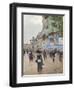 Paris, Rue Du Havre, 1882-Jean Beraud-Framed Art Print