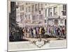 Paris, Rue Quinquempoix, 1720-Antoine Humblot-Mounted Art Print