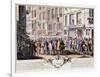 Paris, Rue Quinquempoix, 1720-Antoine Humblot-Framed Art Print