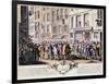 Paris, Rue Quinquempoix, 1720-Antoine Humblot-Framed Art Print