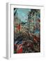 Paris, Rue St. Denis: Celebration of June 30, 1878-Claude Monet-Framed Giclee Print