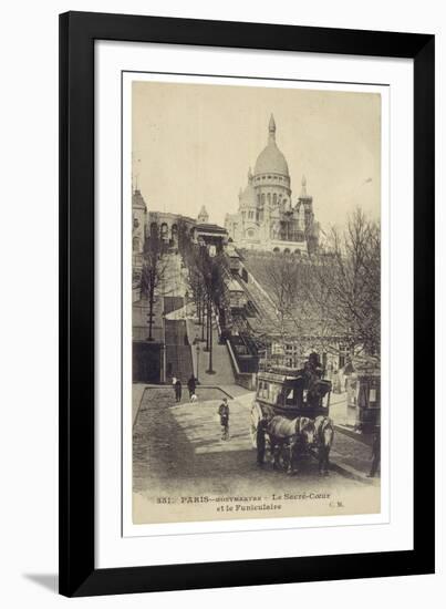 Paris, Sacre Coeur 1907-null-Framed Photographic Print