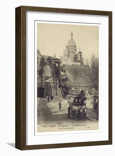 Paris, Sacre Coeur 1907-null-Framed Photographic Print