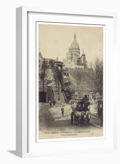 Paris, Sacre Coeur 1907-null-Framed Photographic Print