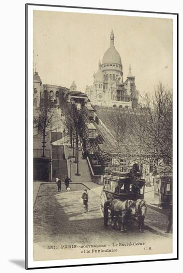 Paris, Sacre Coeur 1907-null-Mounted Photographic Print