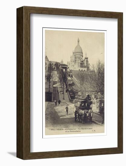 Paris, Sacre Coeur 1907-null-Framed Photographic Print