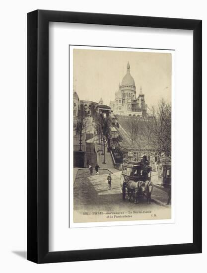 Paris, Sacre Coeur 1907-null-Framed Photographic Print