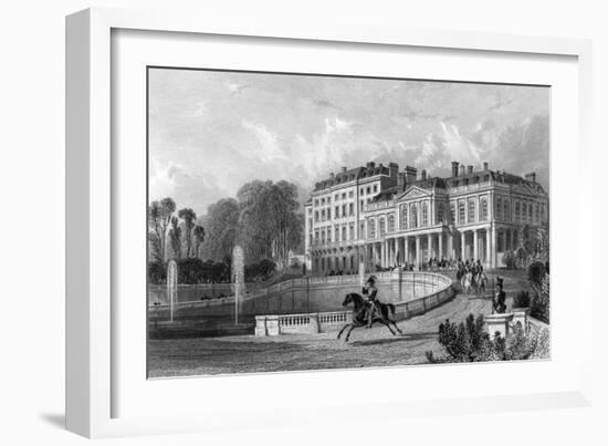 Paris Saint Cloud-Thomas Allom-Framed Art Print