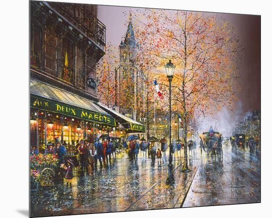 Paris, Saint-Germain-des-Pres-Guy Dessapt-Mounted Giclee Print