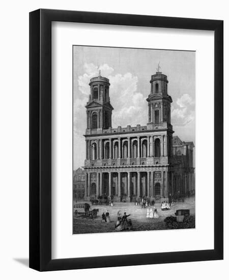 Paris Saint Sulpice-null-Framed Art Print