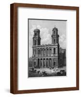 Paris Saint Sulpice-null-Framed Art Print