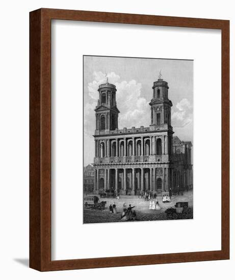 Paris Saint Sulpice-null-Framed Art Print