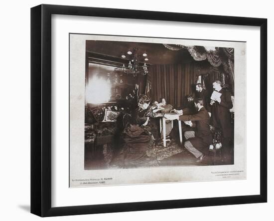 Paris: Seance, 1898-H. Mairet-Framed Giclee Print