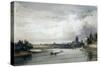 Paris Seen from Afar, C1835-1900-William Callow-Stretched Canvas