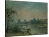 Paris: Seine River and Louvre Palace, 1903-Camille Pissarro-Stretched Canvas
