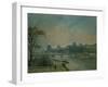 Paris: Seine River and Louvre Palace, 1903-Camille Pissarro-Framed Giclee Print