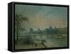 Paris: Seine River and Louvre Palace, 1903-Camille Pissarro-Framed Stretched Canvas