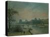 Paris: Seine River and Louvre Palace, 1903-Camille Pissarro-Stretched Canvas