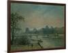 Paris: Seine River and Louvre Palace, 1903-Camille Pissarro-Framed Giclee Print