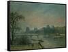 Paris: Seine River and Louvre Palace, 1903-Camille Pissarro-Framed Stretched Canvas