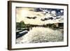 Paris Seine Sunset-Philippe Hugonnard-Framed Giclee Print