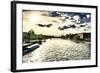 Paris Seine Sunset-Philippe Hugonnard-Framed Giclee Print