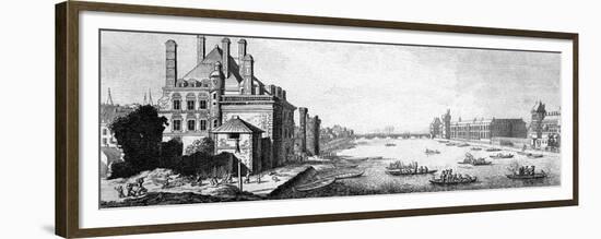 Paris Seine-Daniel Chodowiecki-Framed Premium Giclee Print