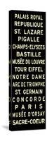 Paris Sign-null-Stretched Canvas