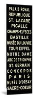 Paris Sign-null-Mounted Art Print