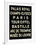 Paris Sign-null-Framed Premium Giclee Print