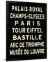 Paris Sign-null-Framed Art Print