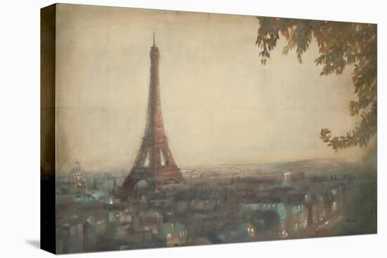 Paris Silhouette-Paulo Romero-Stretched Canvas