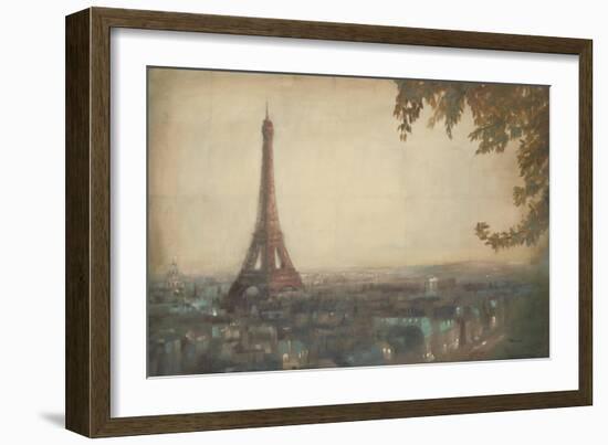 Paris Silhouette-Paulo Romero-Framed Art Print