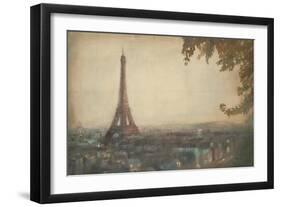 Paris Silhouette-Paulo Romero-Framed Art Print