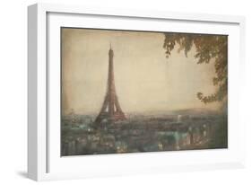 Paris Silhouette-Paulo Romero-Framed Art Print