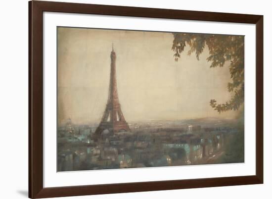 Paris Silhouette-Paulo Romero-Framed Premium Giclee Print