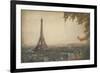 Paris Silhouette-Paulo Romero-Framed Premium Giclee Print