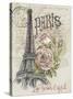 Paris Sketchbook I-Jennifer Paxton Parker-Stretched Canvas