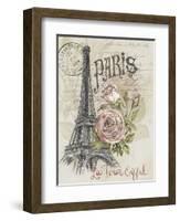 Paris Sketchbook I-Jennifer Paxton Parker-Framed Art Print