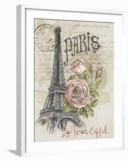 Paris Sketchbook I-Jennifer Paxton Parker-Framed Art Print