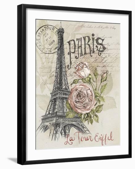 Paris Sketchbook I-Jennifer Paxton Parker-Framed Art Print