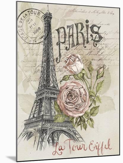 Paris Sketchbook I-Jennifer Paxton Parker-Mounted Art Print