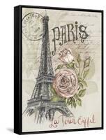 Paris Sketchbook I-Jennifer Paxton Parker-Framed Stretched Canvas