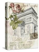 Paris Sketchbook II-Jennifer Paxton Parker-Stretched Canvas