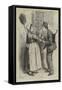 Paris Sketches, La Concierge-Frederick Barnard-Framed Stretched Canvas