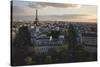 Paris Skyline From The Arc De Triomphe-Lindsay Daniels-Stretched Canvas