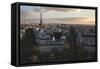 Paris Skyline From The Arc De Triomphe-Lindsay Daniels-Framed Stretched Canvas