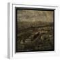 Paris Skyline I-John W Golden-Framed Giclee Print