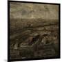 Paris Skyline I-John W Golden-Mounted Giclee Print